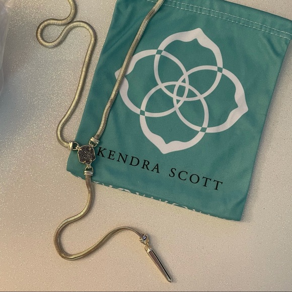 Kendra Scott Starla- gold with platinum drusy - Picture 3 of 8